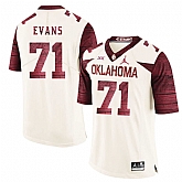 Oklahoma Sooners 71 Bobby Evans White 47 Game Winning Streak College Football Jersey Dzhi,baseball caps,new era cap wholesale,wholesale hats